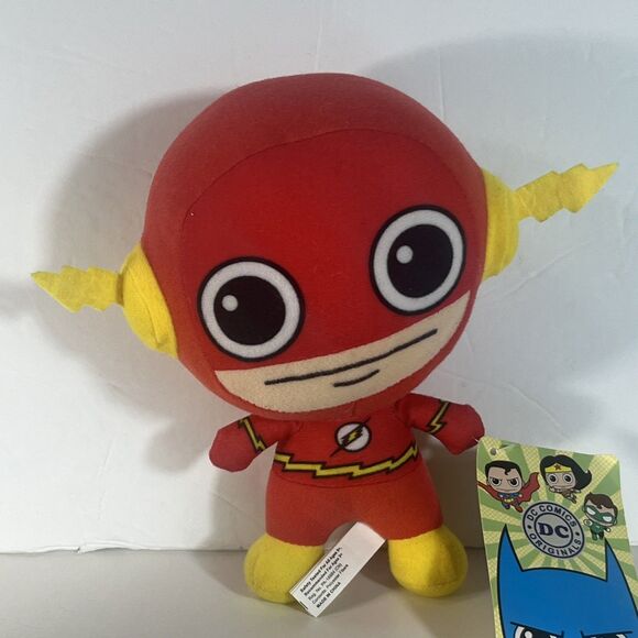 Toy Factory DC Comics The Flash Plush Caricature Big Head 8” Stuffie - Picture 2 of 8
